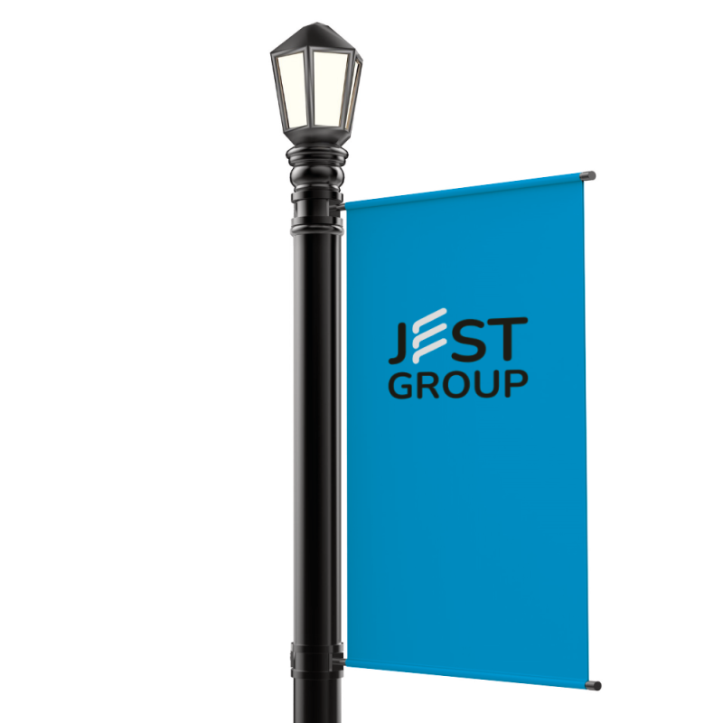 Maszt uliczny Alley XL – system do flag i banerów reklamowych