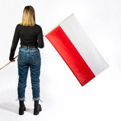 Drzewiec do flag 180 cm bukowy 22 mm – drewniany maszt do flag