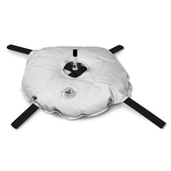 Metalowa podstawa krzyżowa lekka do flag i masztów | Stabilna baza reklamowa