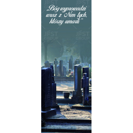 Baner religijny na Wszystkich Świętych, polski producent | JEST