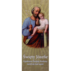 Baner ze Świętym Józefem "Módl się za nami"