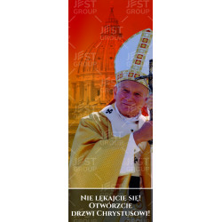 Baner z Janem Pawłem II "Nie lękajcie się!"