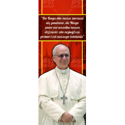 Baner z Papieżem Leonem XIV