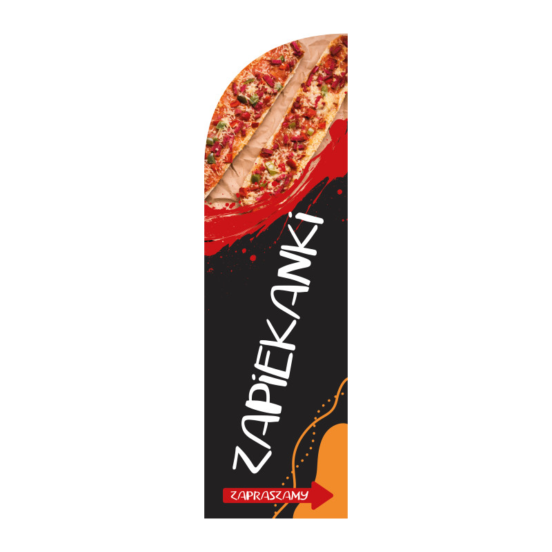 Żagiel reklamowy ZAPIEKANKI