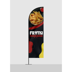 Żagiel reklamowy FRYTKI