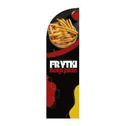 Żagiel reklamowy FRYTKI
