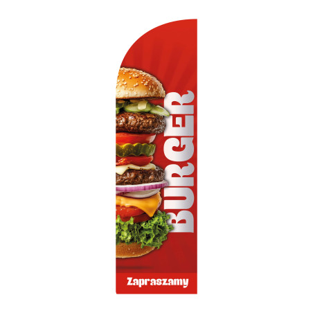Żagiel reklamowy BIG BURGER