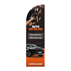 Żagiel reklamowy AUTO DETAILING