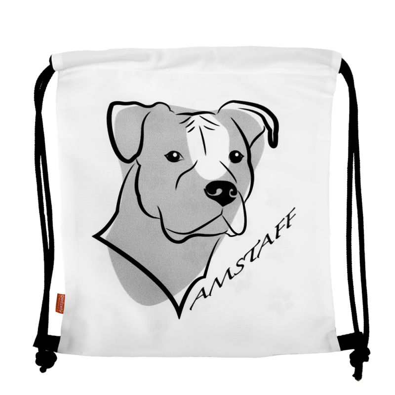 Plecak worek - Amstaff Szary
