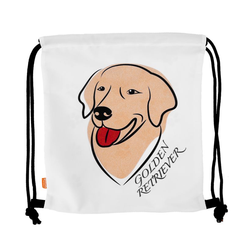 Plecak typu worek - Golden Retriever