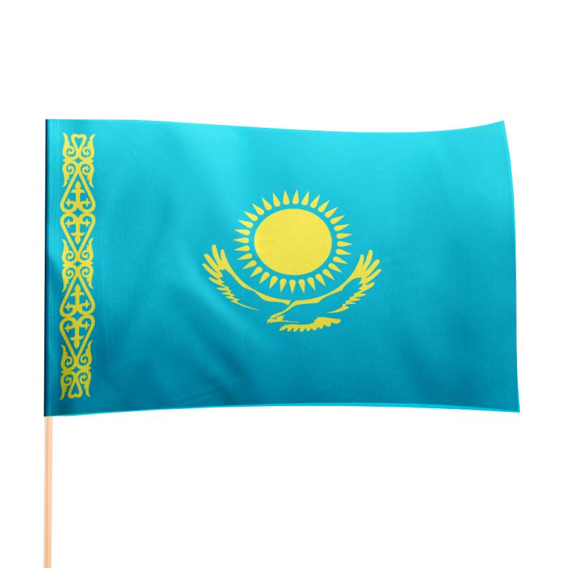 Flaga Kazachstanu różne rozmiary Flaga Kazachstanu różne rozmiary
